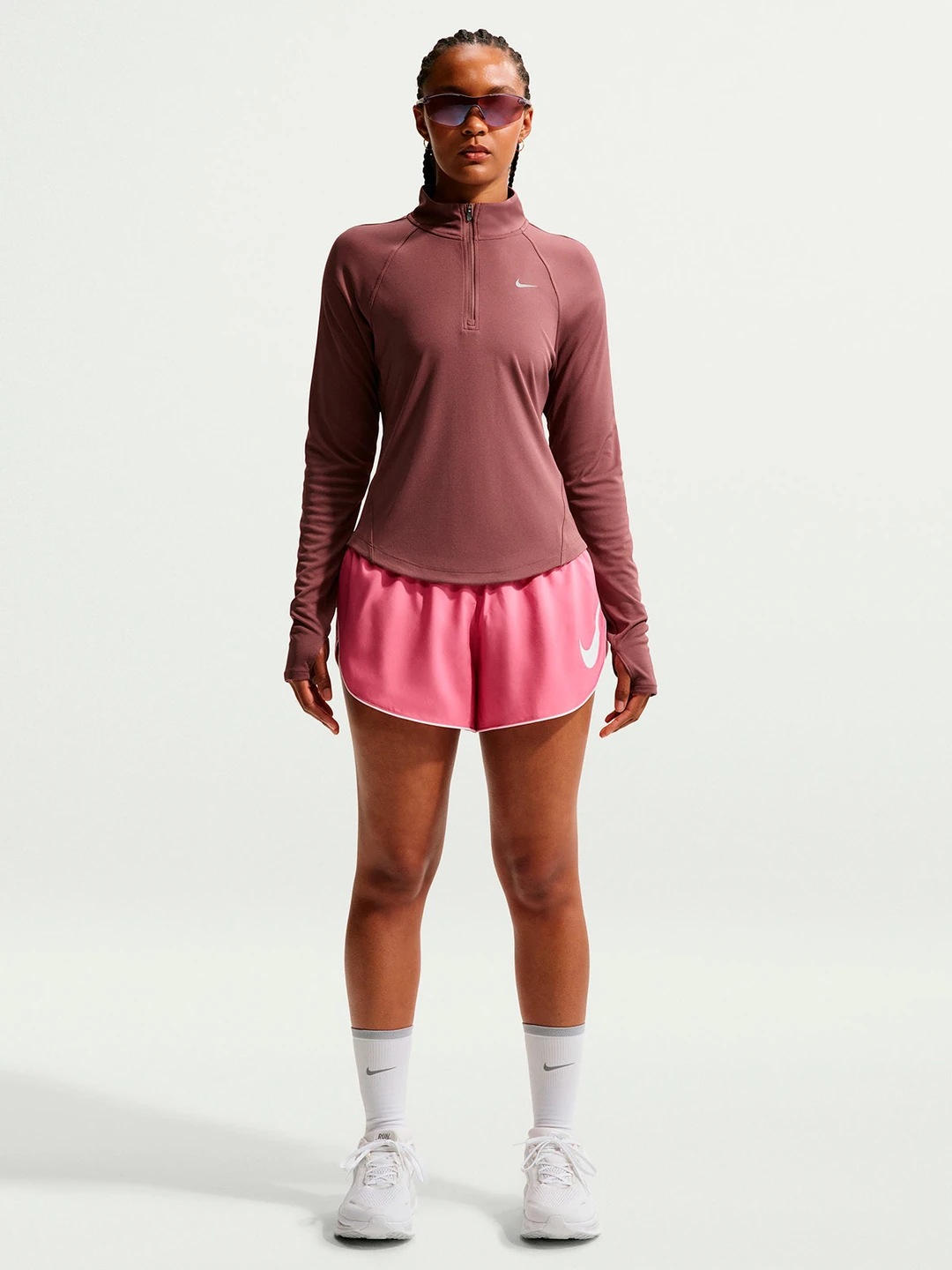 SHORT DEPORTIVO MUJER NIKE ROSADO TEMPO SWOOSH - 1
