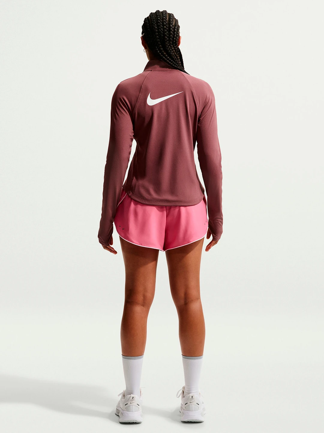 SHORT DEPORTIVO MUJER NIKE ROSADO TEMPO SWOOSH - 2