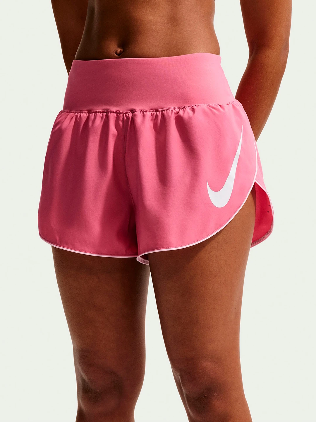 SHORT DEPORTIVO MUJER NIKE ROSADO TEMPO SWOOSH - 4