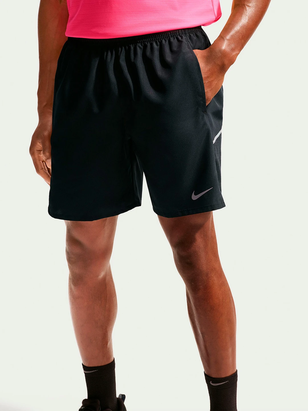 SHORT DEPORTIVO HOMBRE NIKE NEGRO MILER - 4