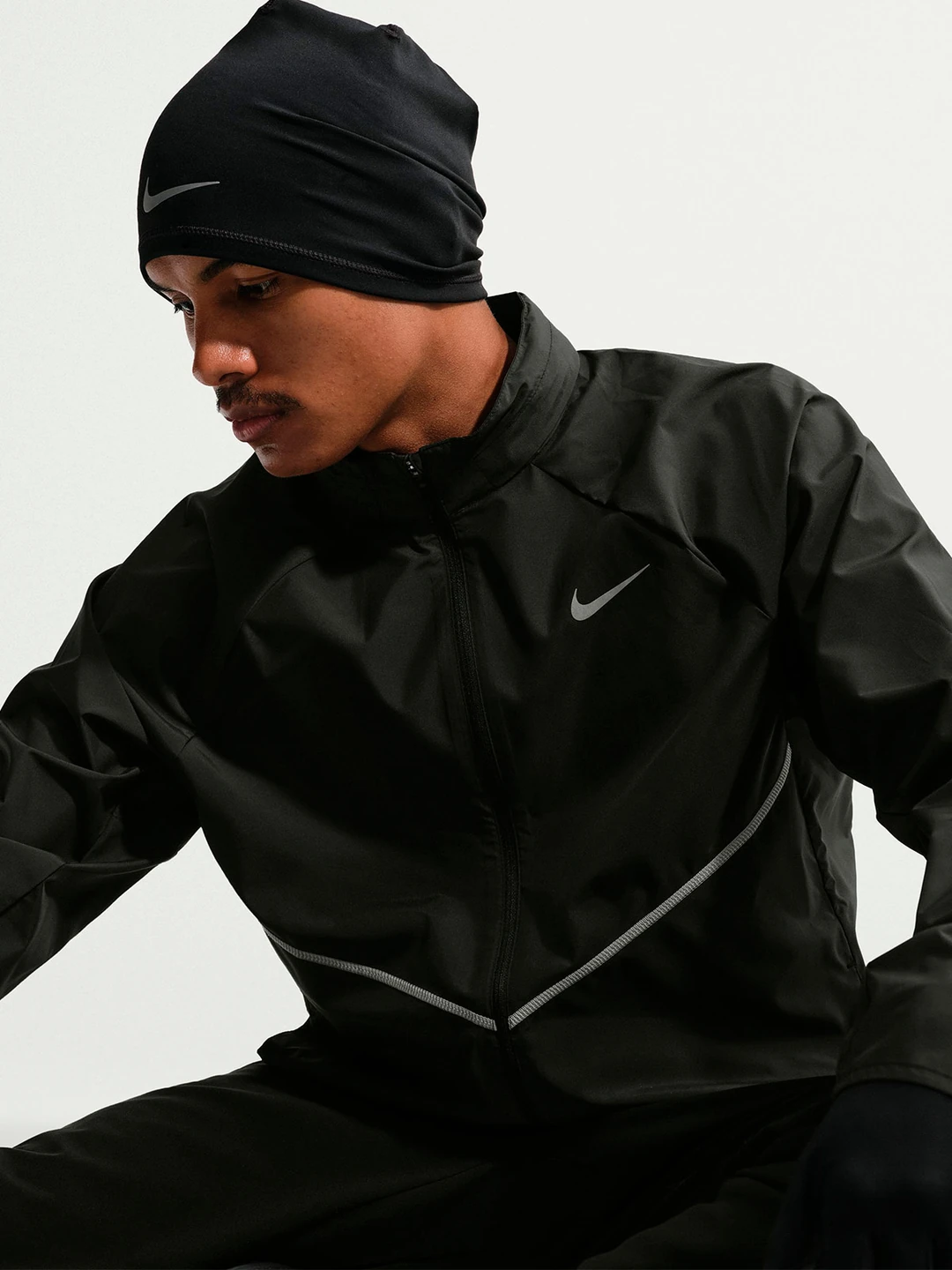 CASACA DEPORTIVA HOMBRE NIKE NEGRO MILER - 3