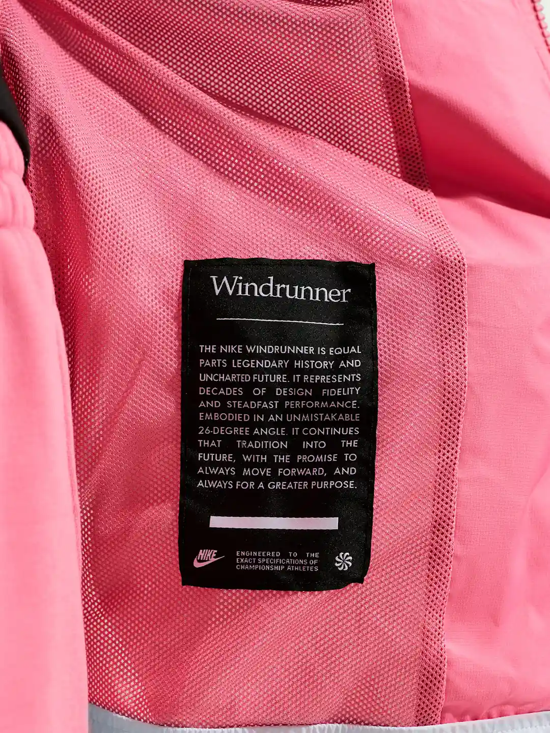 CASACA DEPORTIVA INFANTIL UNISEX NIKE ROSADO SPORTSWEAR WINDRUNNER - 3