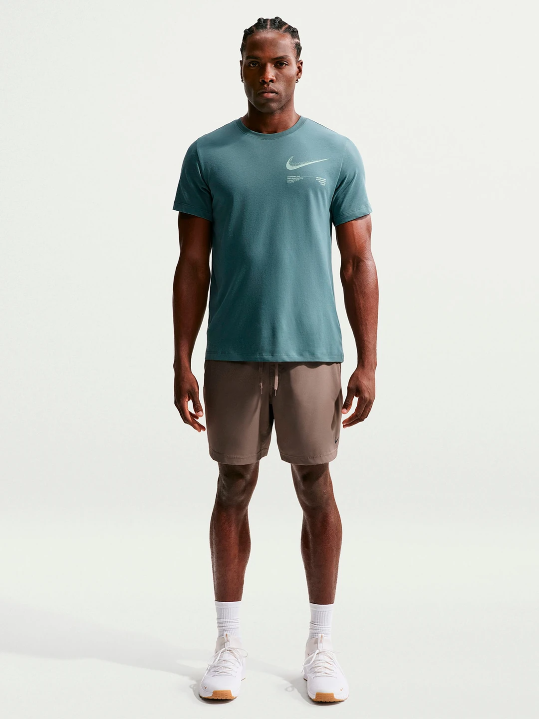 CAMISETA DEPORTIVA HOMBRE NIKE VERDE - 1
