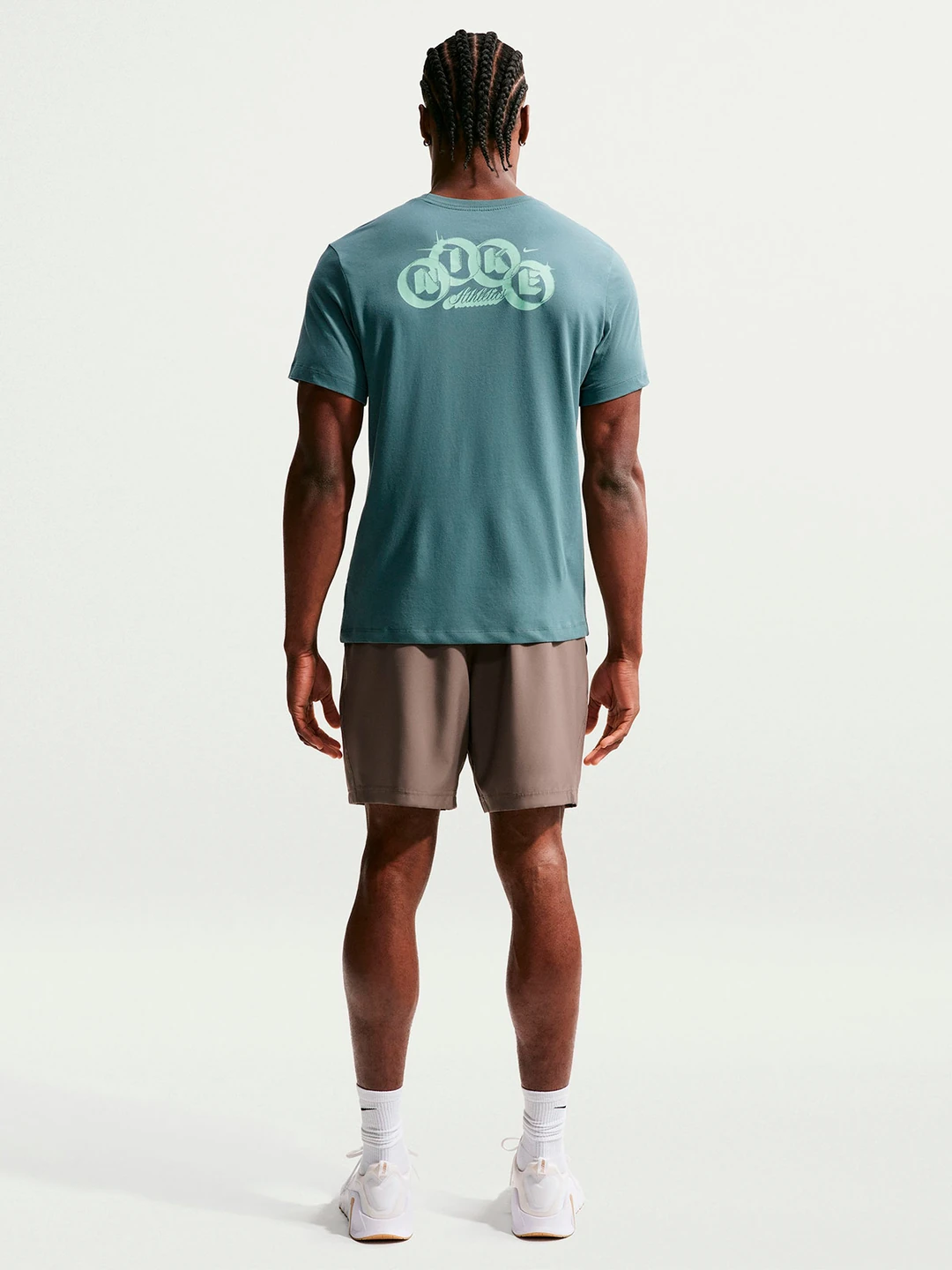 CAMISETA DEPORTIVA HOMBRE NIKE VERDE - 2