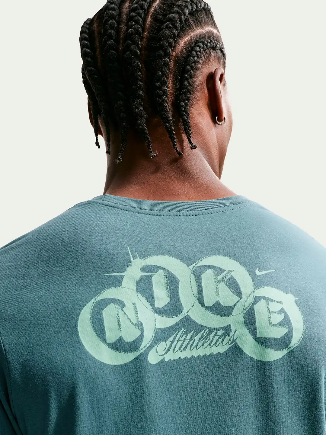CAMISETA DEPORTIVA HOMBRE NIKE VERDE - 5