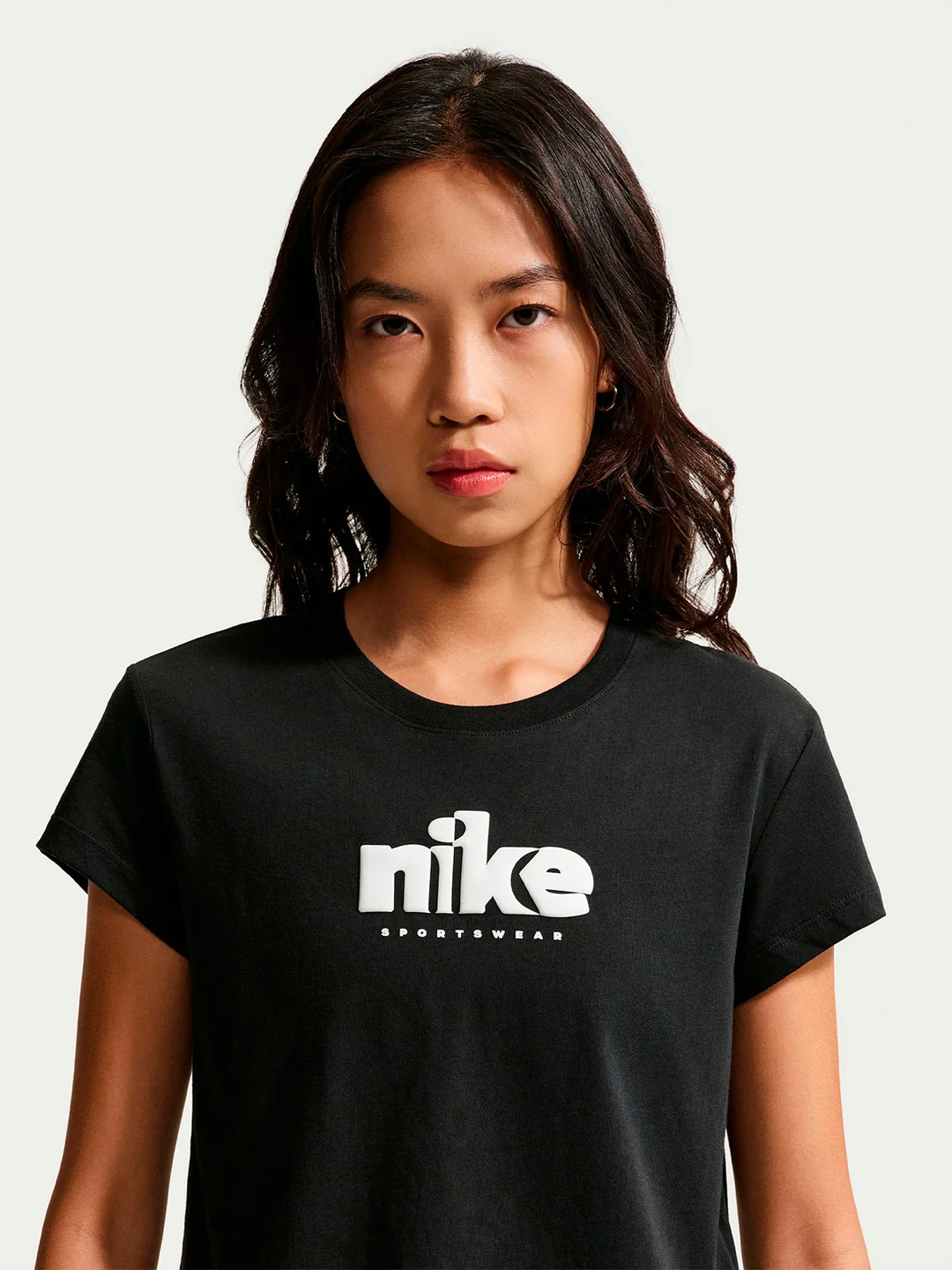 CAMISETA DEPORTIVA MUJER NIKE NEGRO CLUB - 3