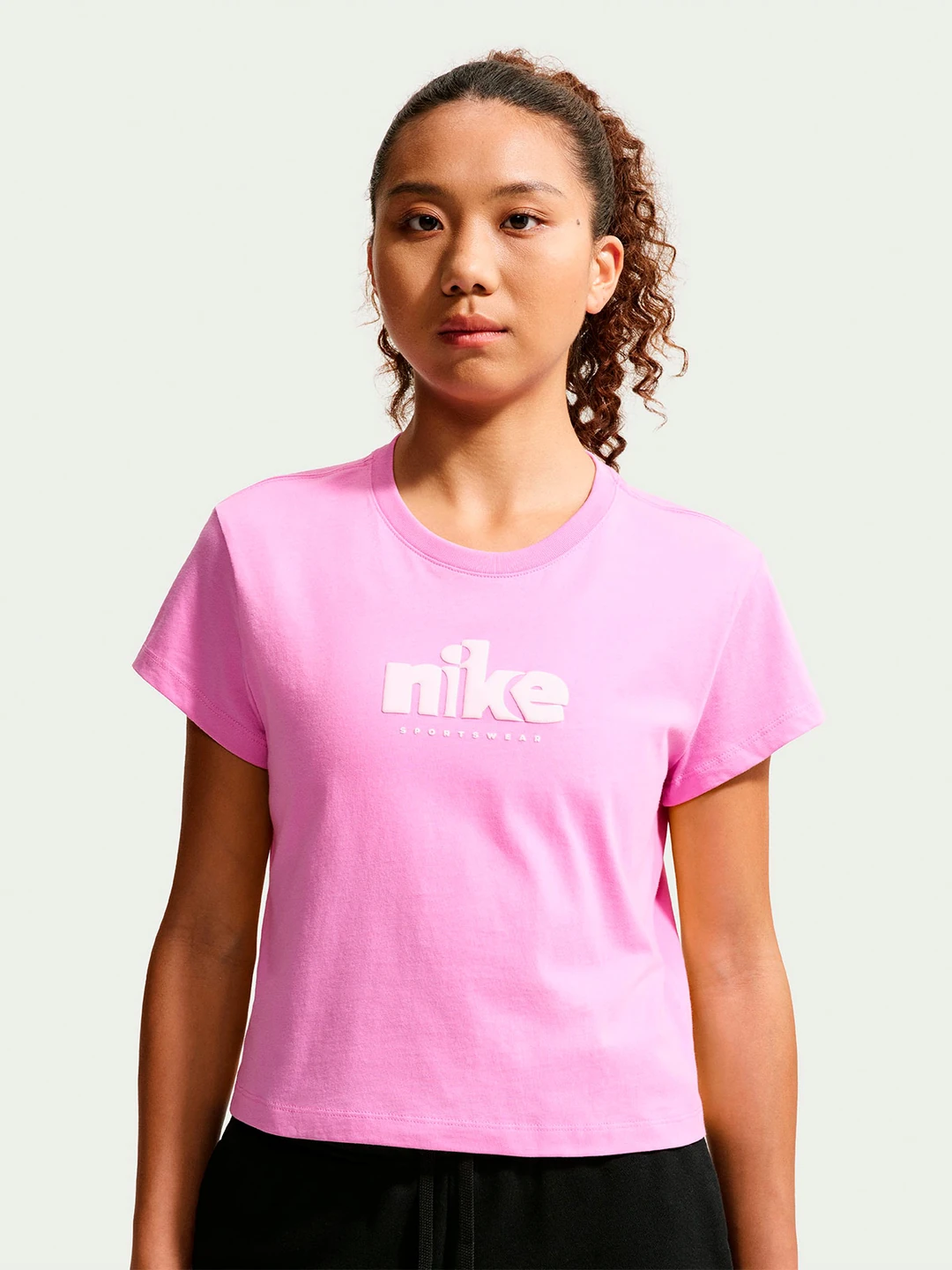CAMISETA DEPORTIVA MUJER NIKE VIOLETA CLUB - 3