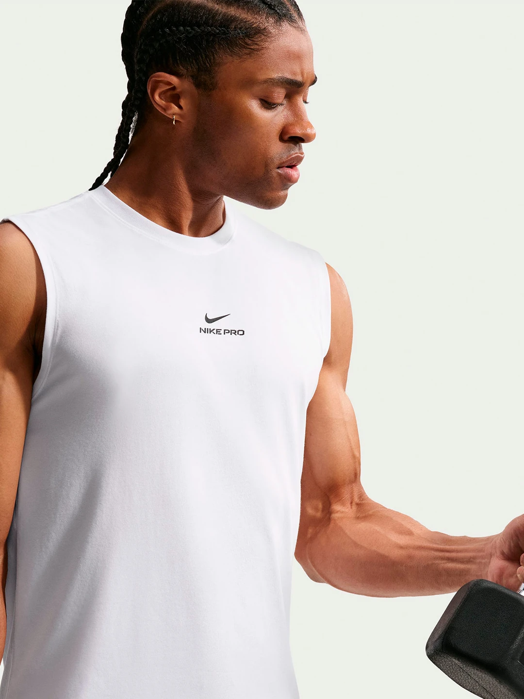 CAMISETA DEPORTIVA HOMBRE NIKE BLANCO - 5