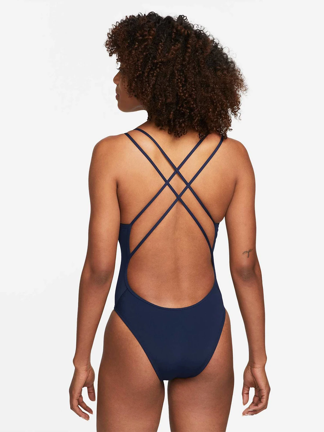 BAÑADOR MUJER NIKE AZUL CUTOUT - 2