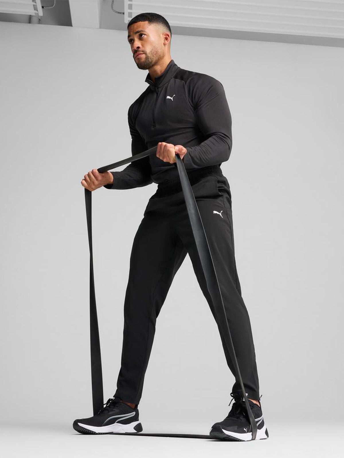 PANTALÓN HOMBRE PUMA NEGRO TAPERED - 5