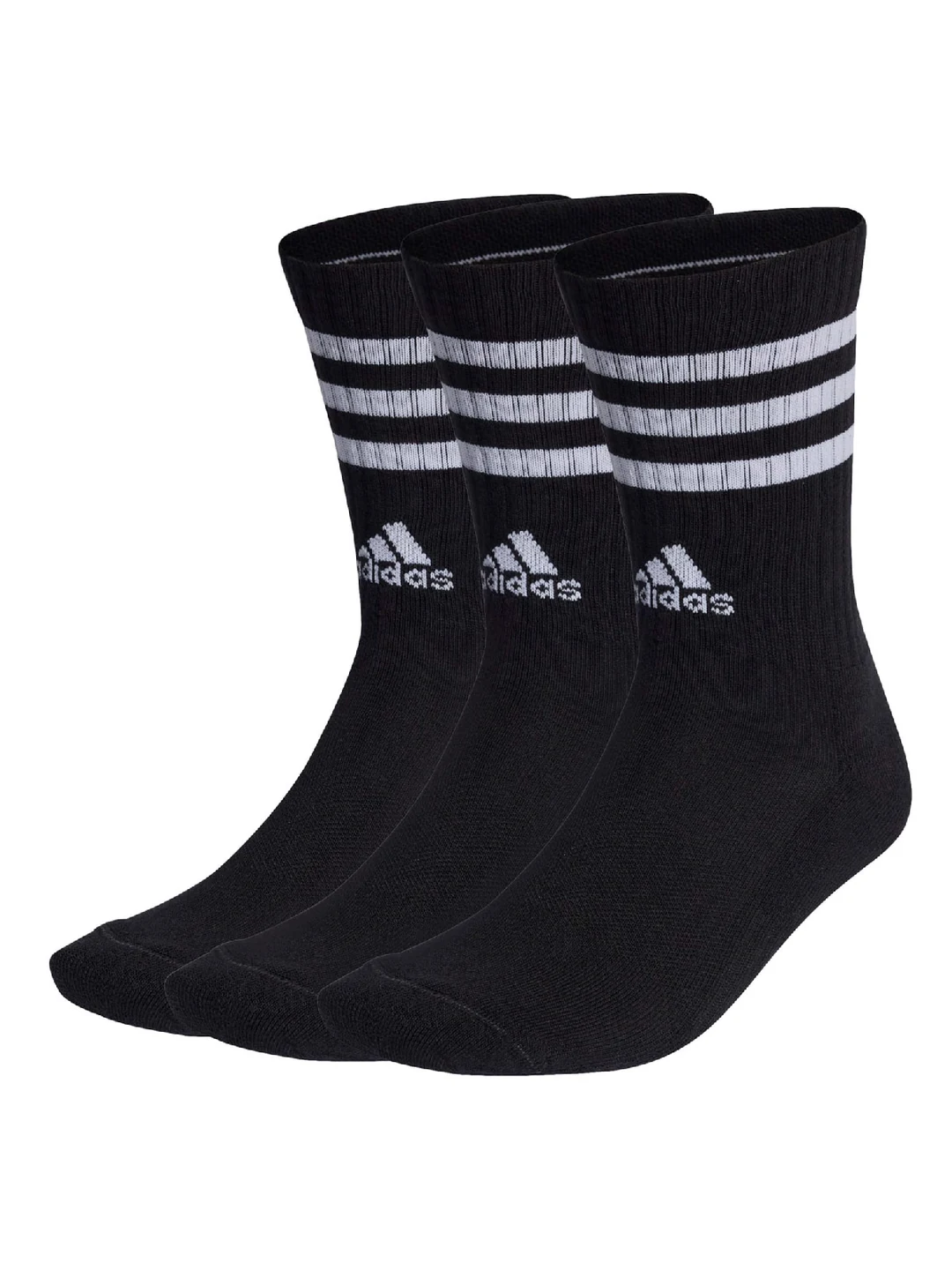 PACK X3 MEDIAS HOMBRE ADIDAS TIRAS - 1