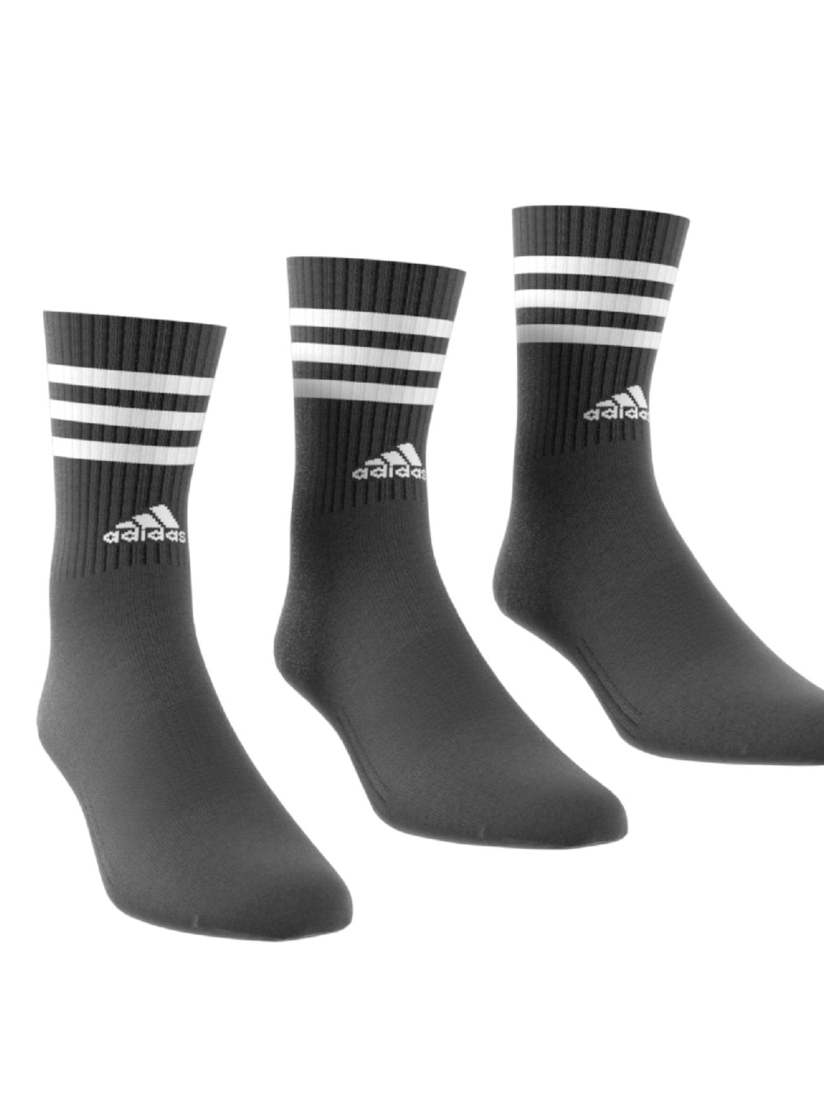 PACK X3 MEDIAS HOMBRE ADIDAS TIRAS - 2
