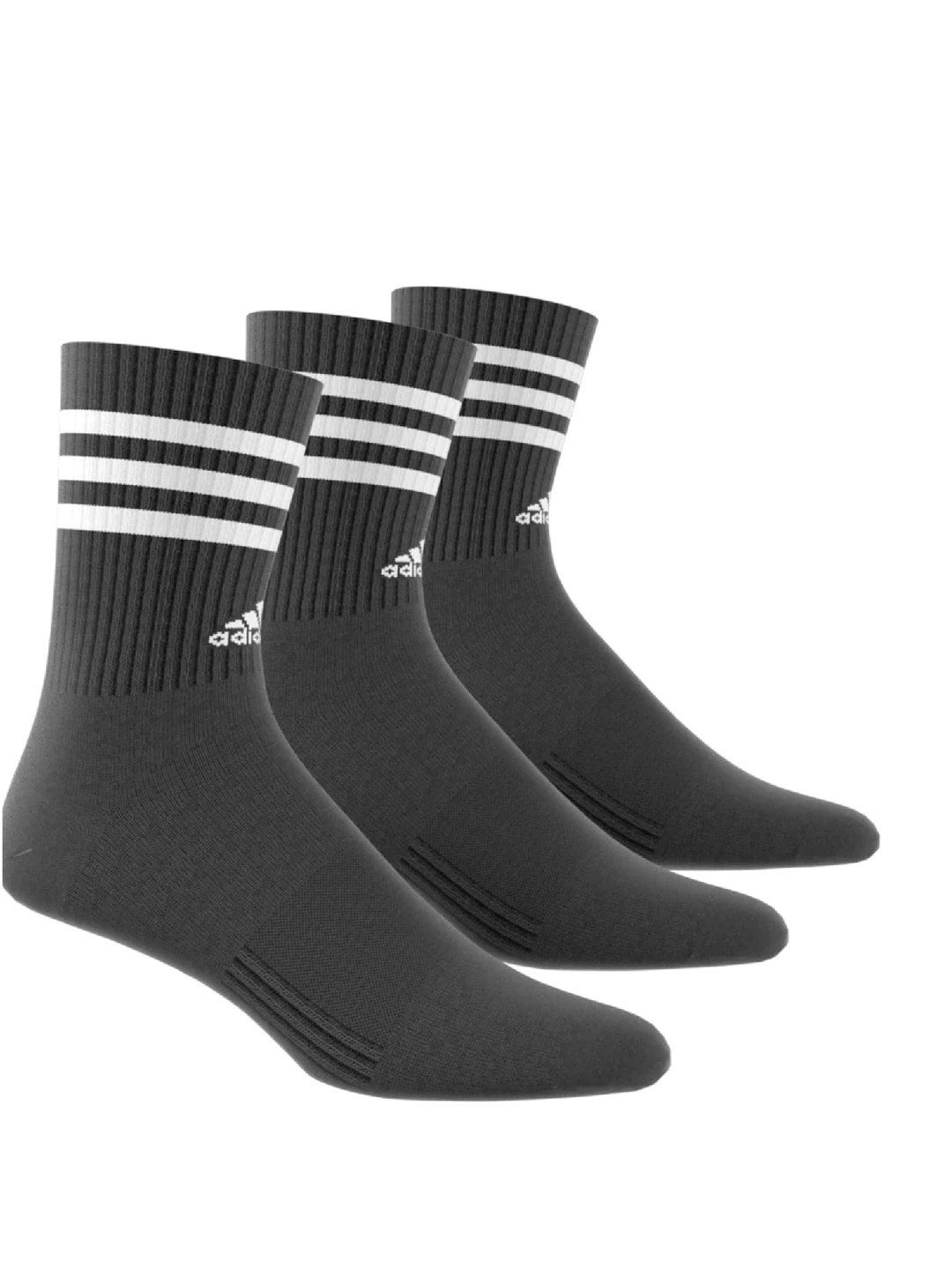 PACK X3 MEDIAS HOMBRE ADIDAS TIRAS - 3