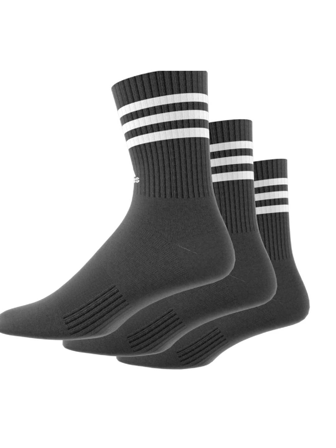 PACK X3 MEDIAS HOMBRE ADIDAS TIRAS - 7