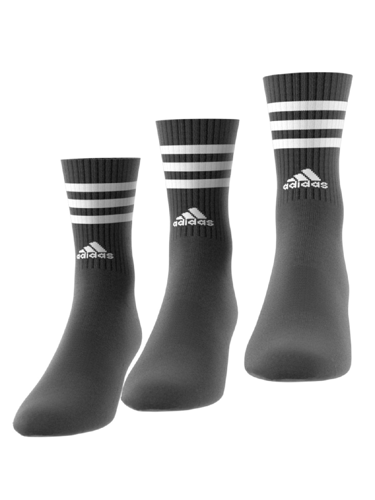 PACK X3 MEDIAS HOMBRE ADIDAS TIRAS - 9