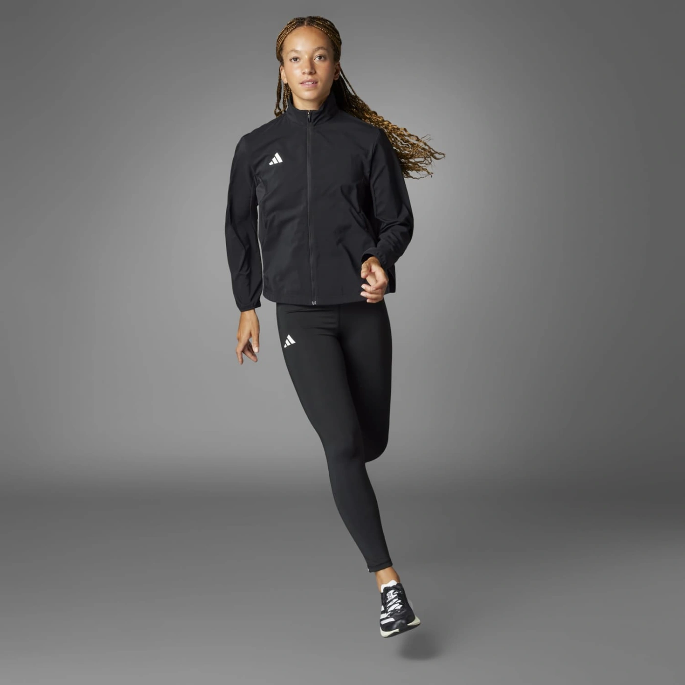 CASACA HOMBRE ADIDAS NEGRO RUNNING ADIZERO - 1