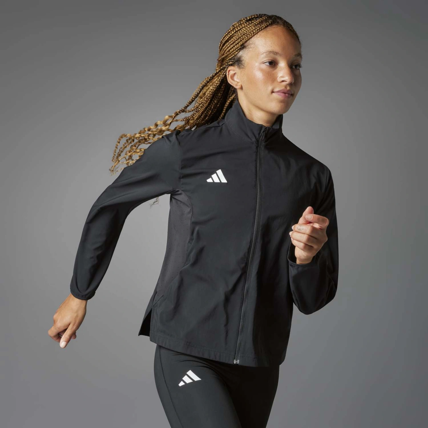 CASACA HOMBRE ADIDAS NEGRO RUNNING ADIZERO - 2