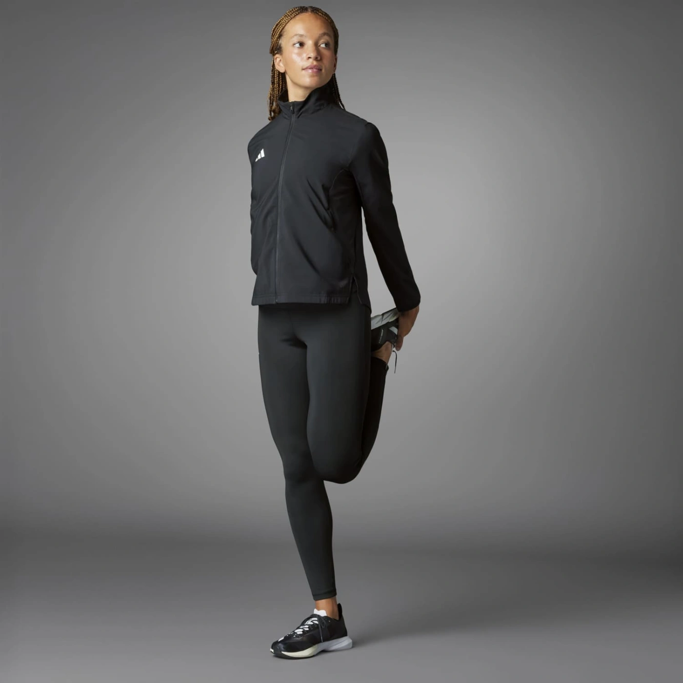 CASACA HOMBRE ADIDAS NEGRO RUNNING ADIZERO - 10