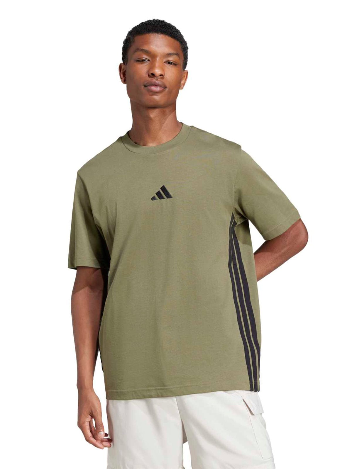 POLO MANGA CORTA HOMBRE ADIDAS VERDE ESSENTIALS 3 - 1