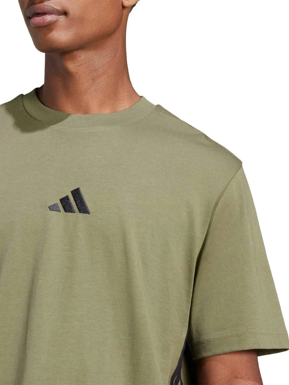 POLO MANGA CORTA HOMBRE ADIDAS VERDE ESSENTIALS 3 - 5