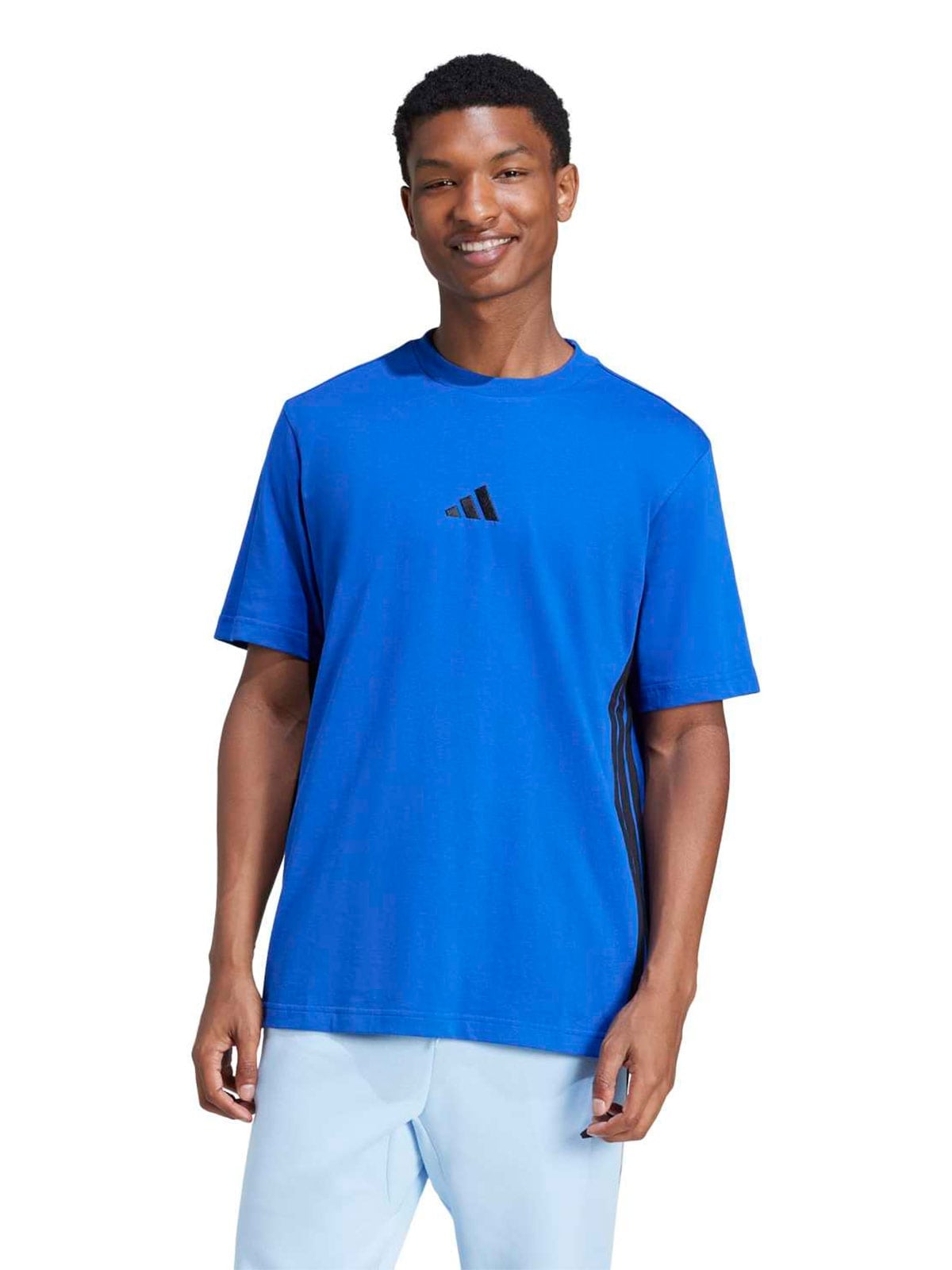 POLO MANGA CORTA HOMBRE ADIDAS AZUL ESSENTIALS 3 - 1