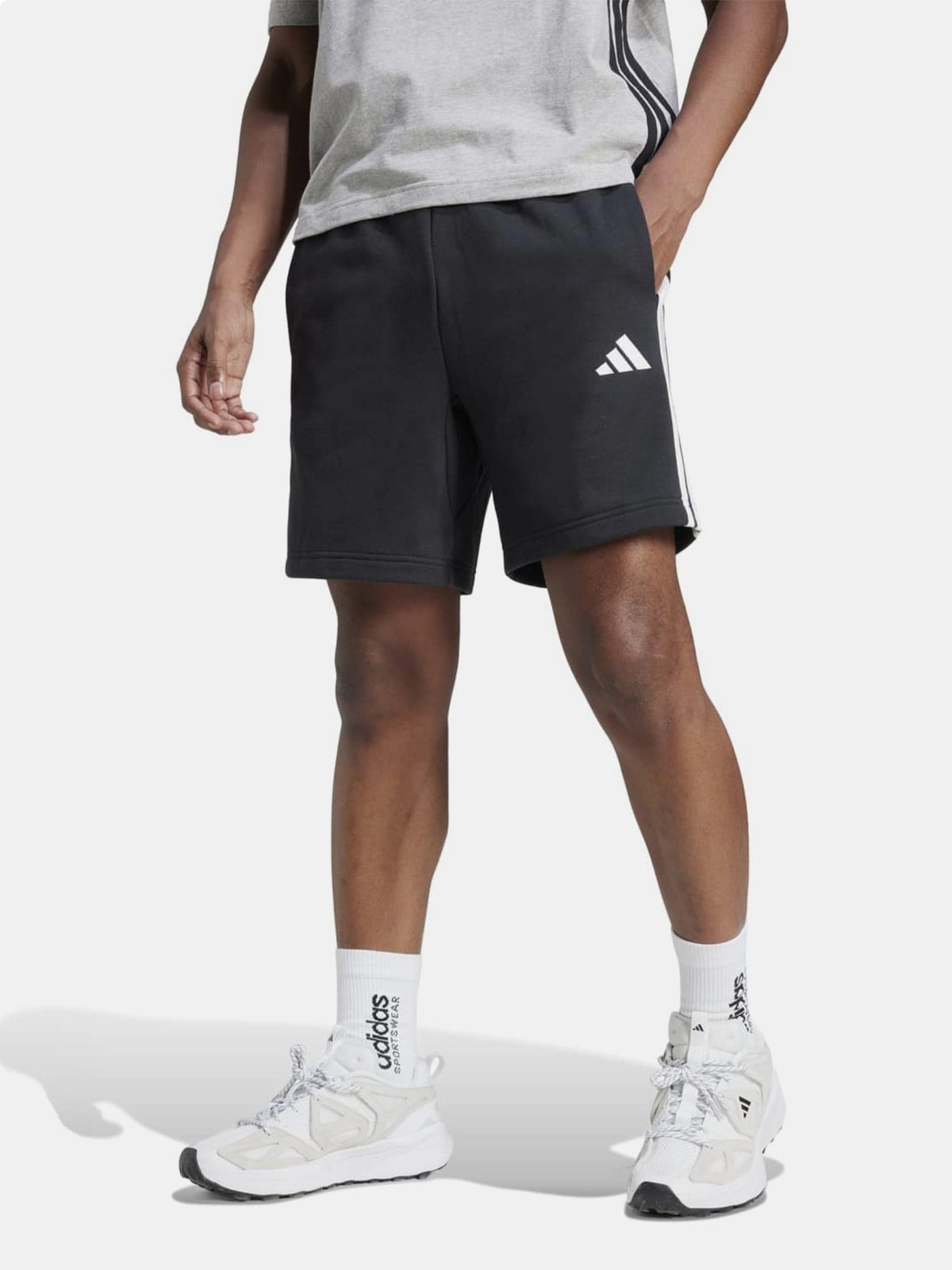 SHORTS ALGODÓN HOMBRE ADIDAS NEGRO ESSENTIAL - 1
