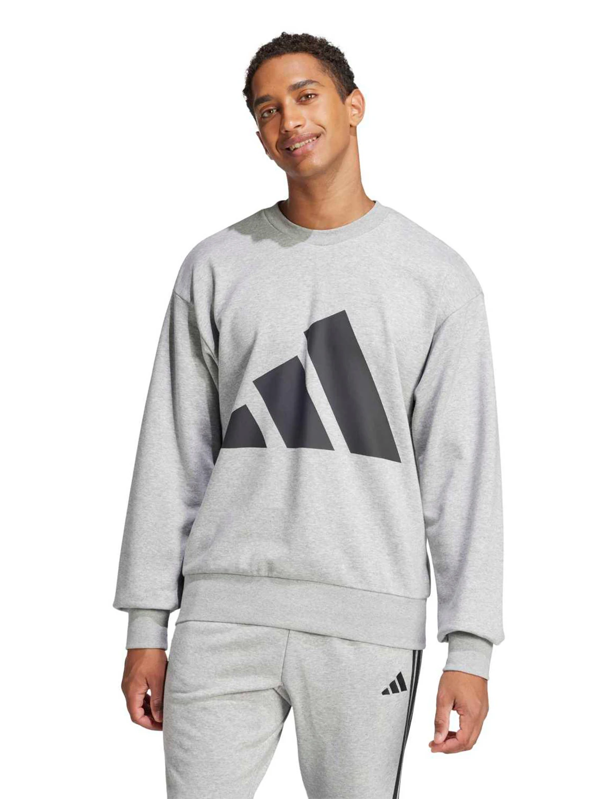 POLO MANGA CORTA HOMBRE ADIDAS GRIS ESSENTIALS - 1