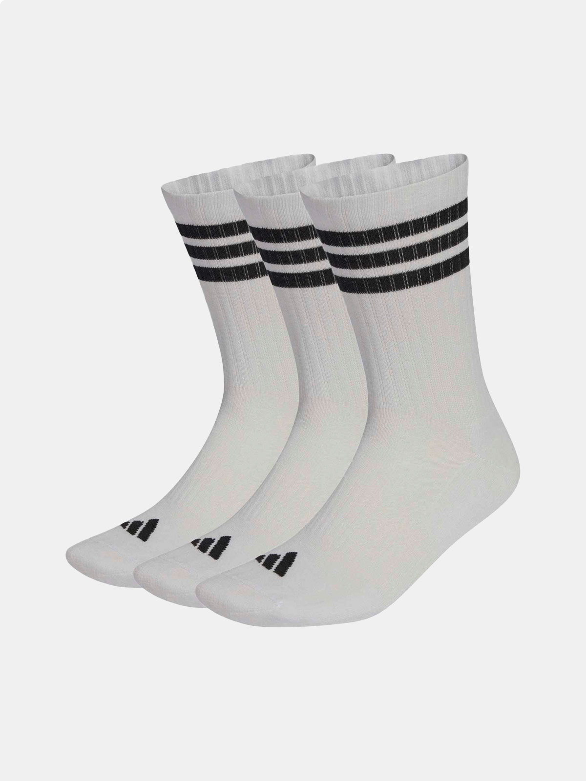 MEDIAS ADIDAS CLÁSICAS 3 TIRAS BLANCO - 1