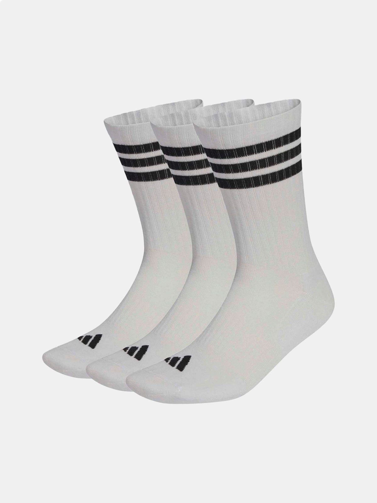 MEDIAS ADIDAS CLÁSICAS 3 TIRAS BLANCO - 1