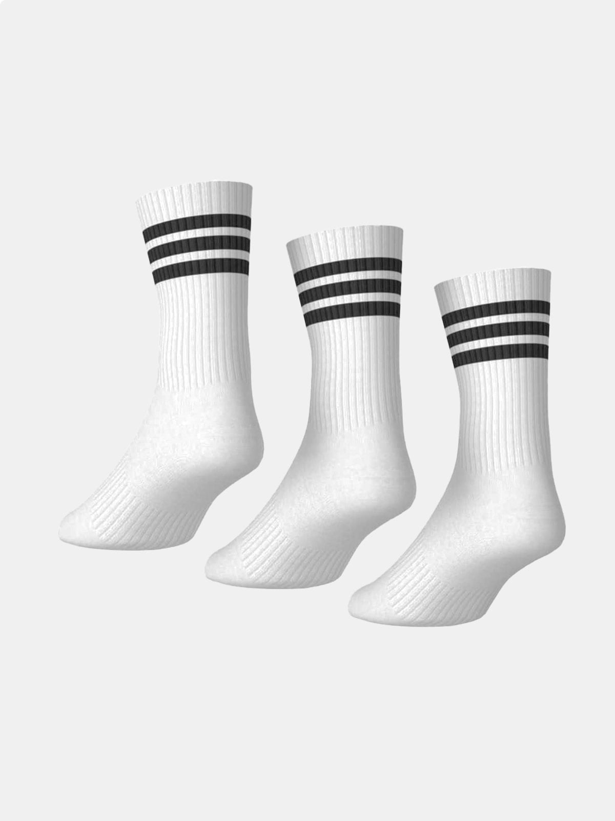 MEDIAS ADIDAS CLÁSICAS 3 TIRAS BLANCO - 2