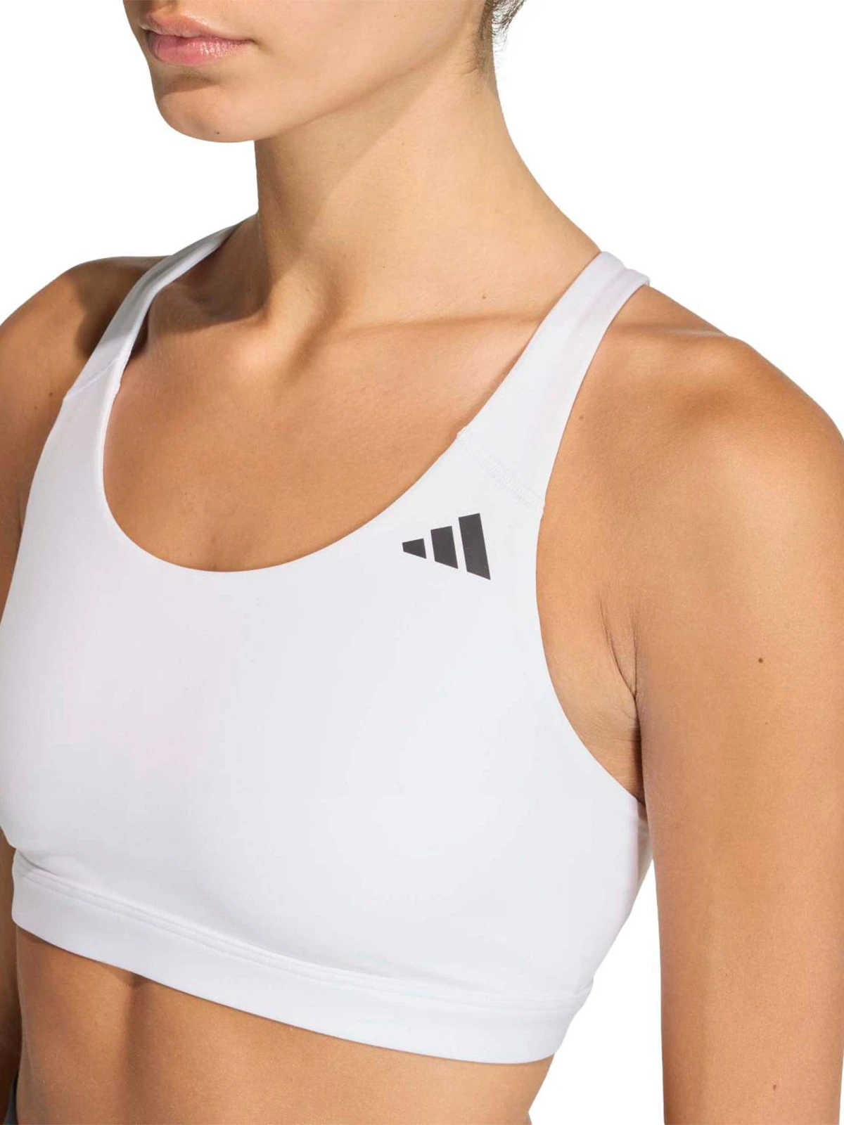 TOP DEPORTIVO MUJER ADIDAS BLANCO OPTIME ESSENTIALS - 4
