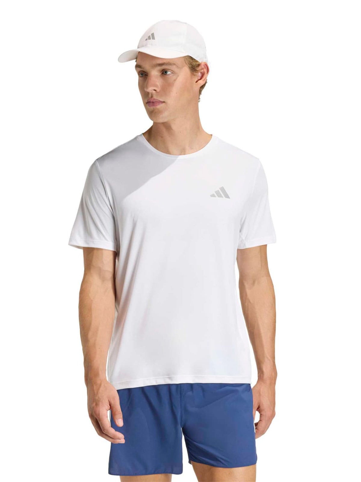 CAMISETA MANGA CORTA HOMBRE ADIDAS BLANCO ADI365 RUNNING - 1
