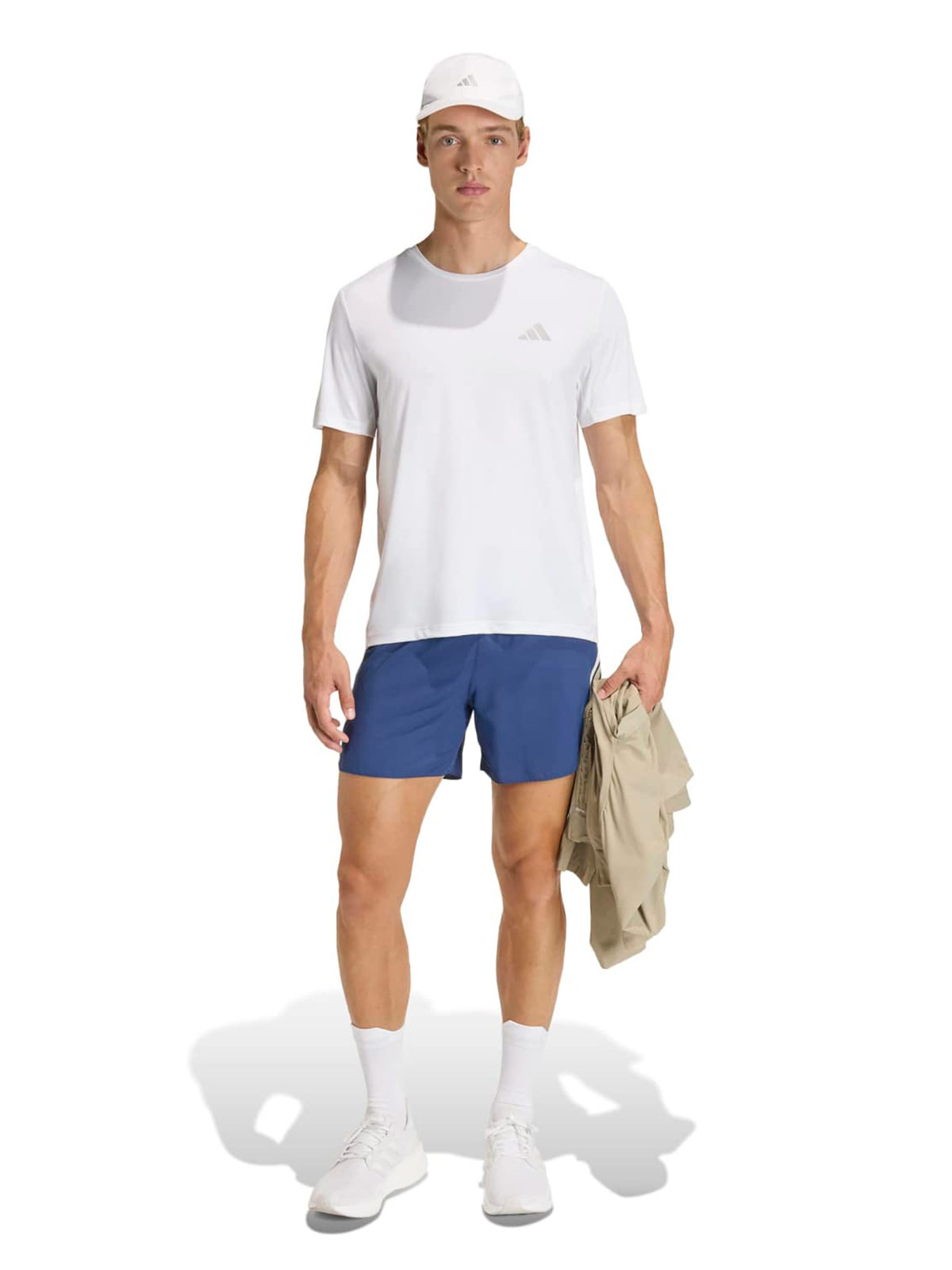 CAMISETA MANGA CORTA HOMBRE ADIDAS BLANCO ADI365 RUNNING - 3