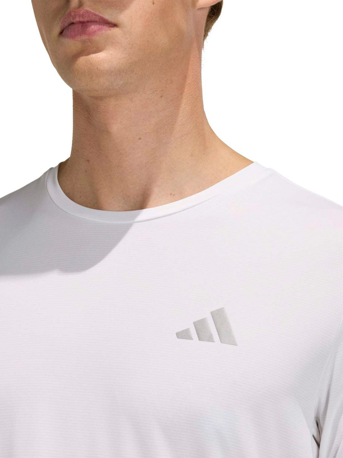 CAMISETA MANGA CORTA HOMBRE ADIDAS BLANCO ADI365 RUNNING - 5