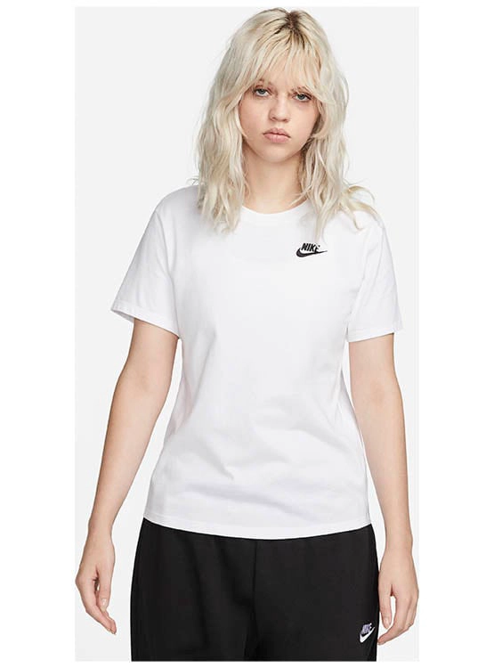 CAMISETA DEPORTIVA ALGODÓN MUJER NIKE BLANCO W NSW TEE CLUB - 1