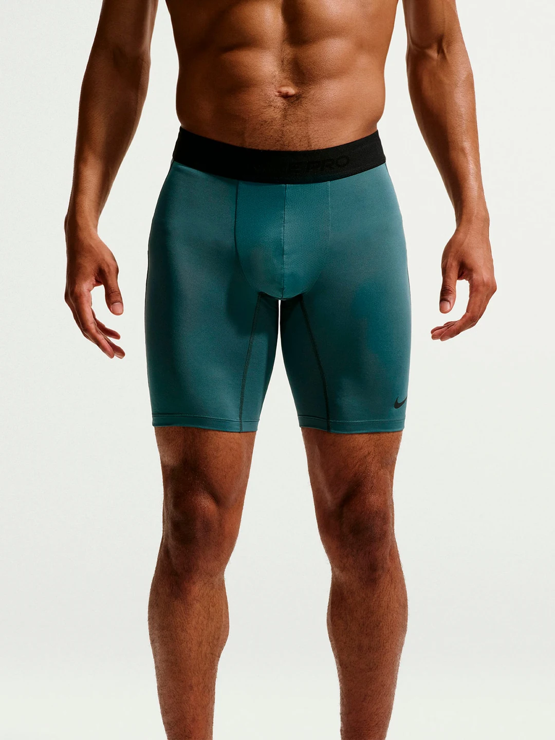 LEGGINS SHORT HOMBRE NIKE AZUL PRO - 4