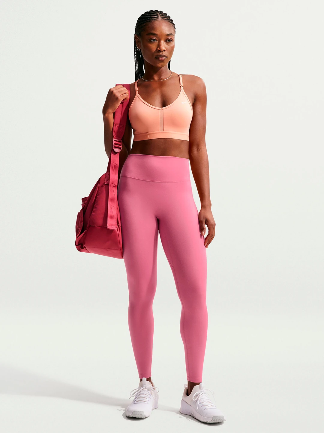 LEEGING DEPORTIVO MUJER NIKE ROSA ONE SEAMLESS - 1