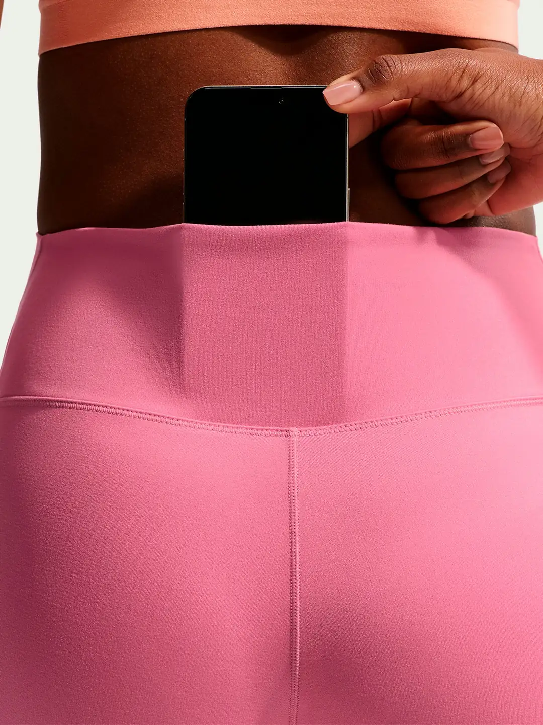 LEEGING DEPORTIVO MUJER NIKE ROSA ONE SEAMLESS - 3