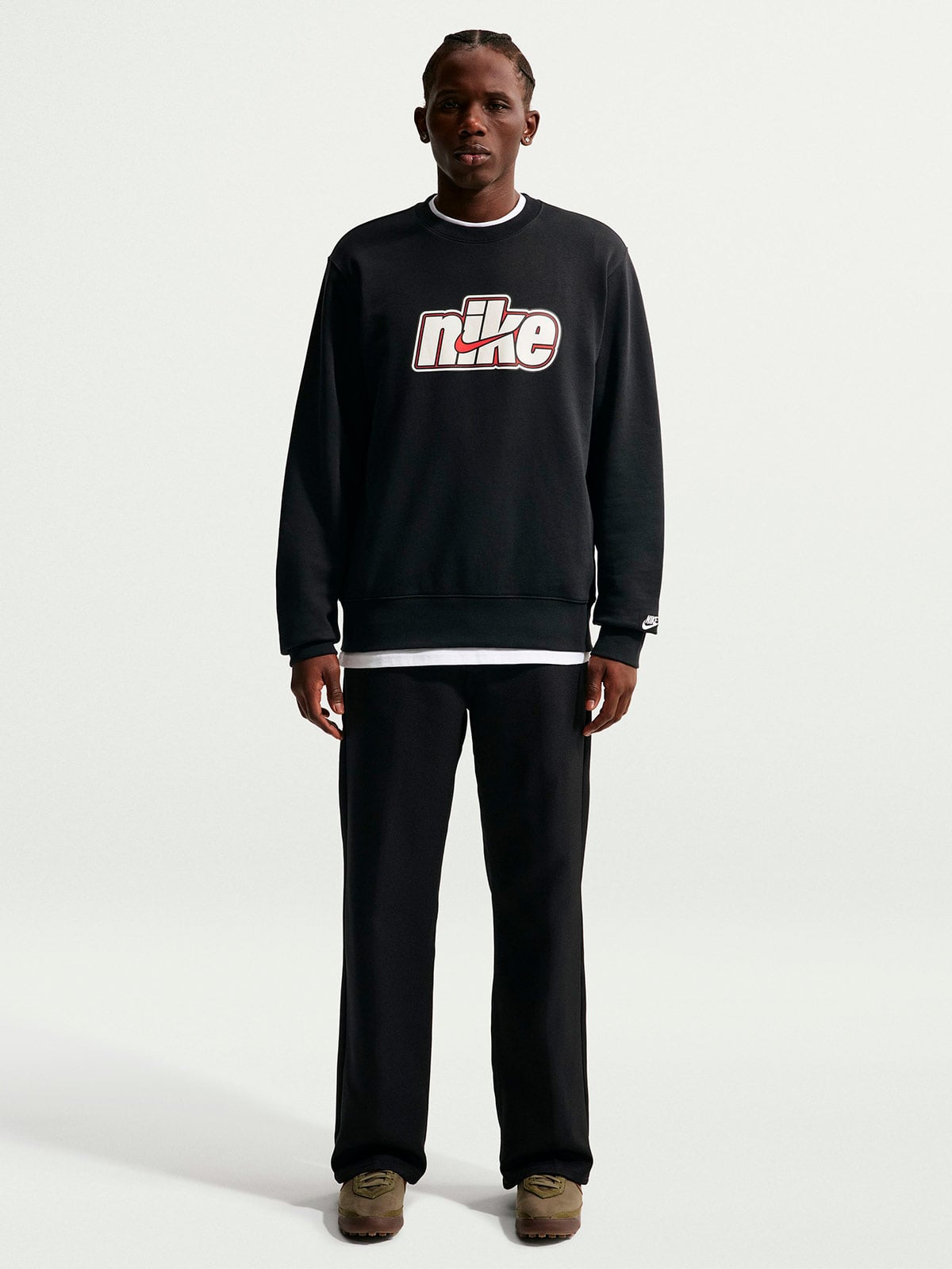 POLERA DEPORTIVA HOMBRE NIKE NEGRO SPORTSWEAR CLUB - 1
