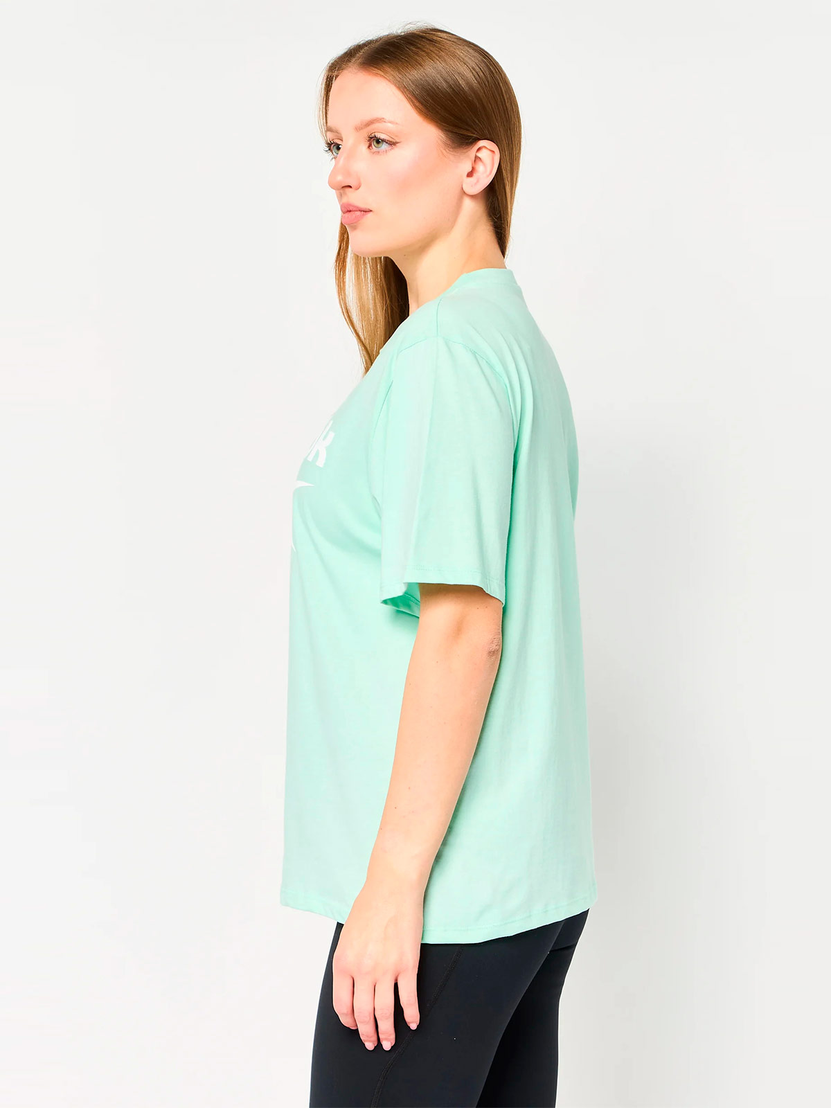 POLO DEPORTIVO ALGODÓN HOMBRE REEBOK VERDE BIG LOGO TEE - 4