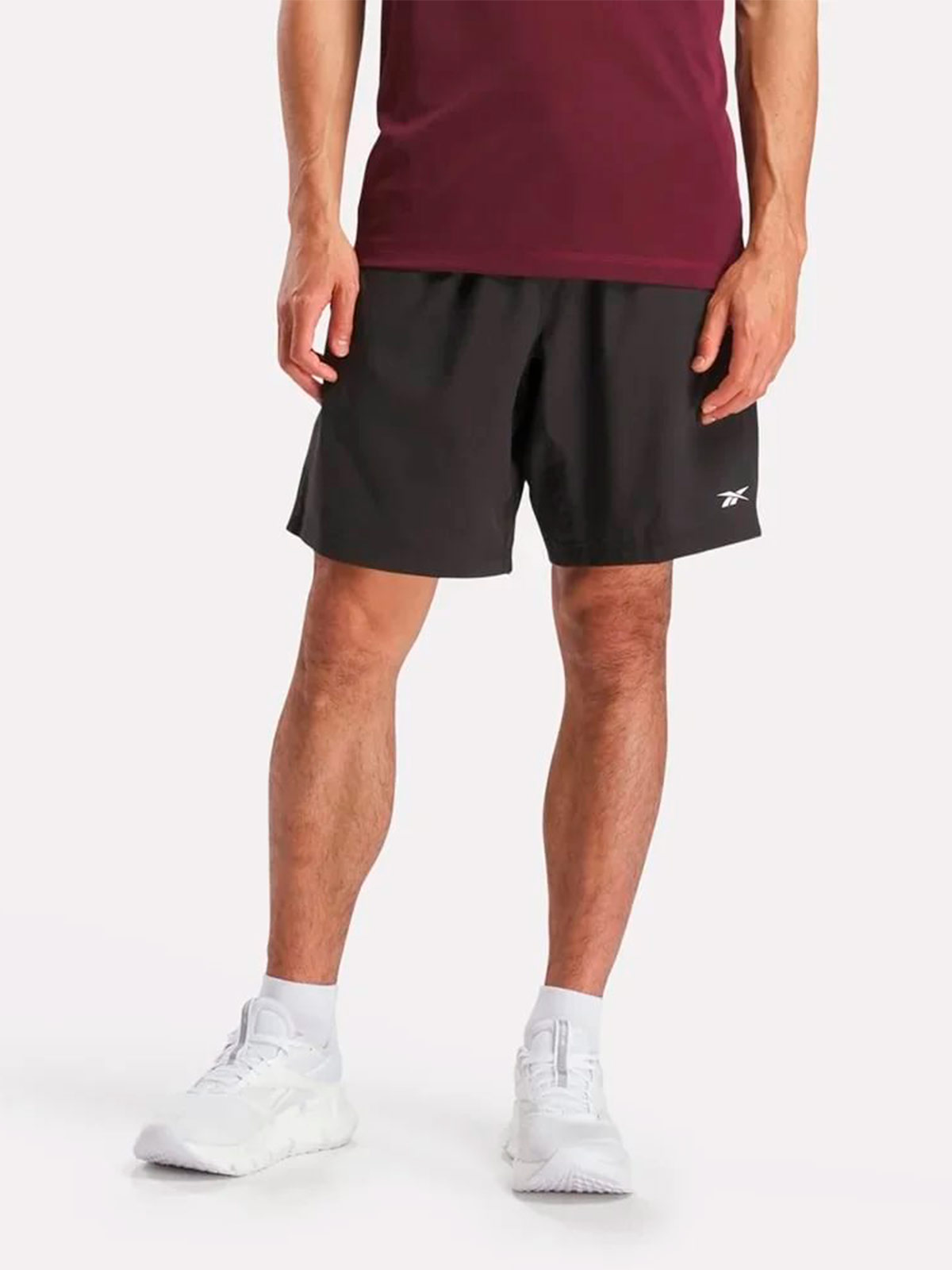 SHORT DEPORTIVO MUJER REEBOK NEGRO WOVEN - 1