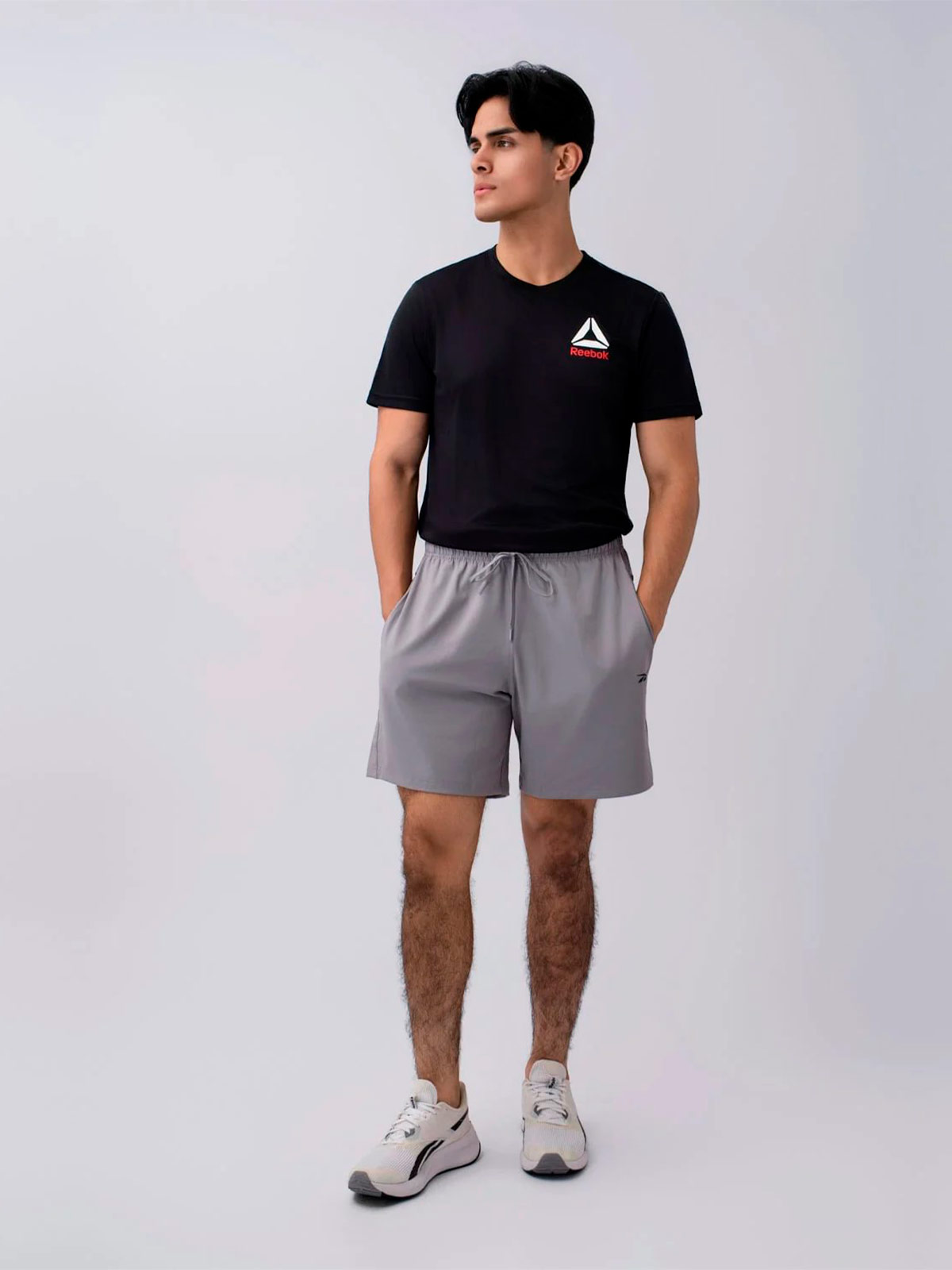SHORT DEPORTIVO HOMBRE REEBOK GRIS ID TRAIN 2.0 - 2