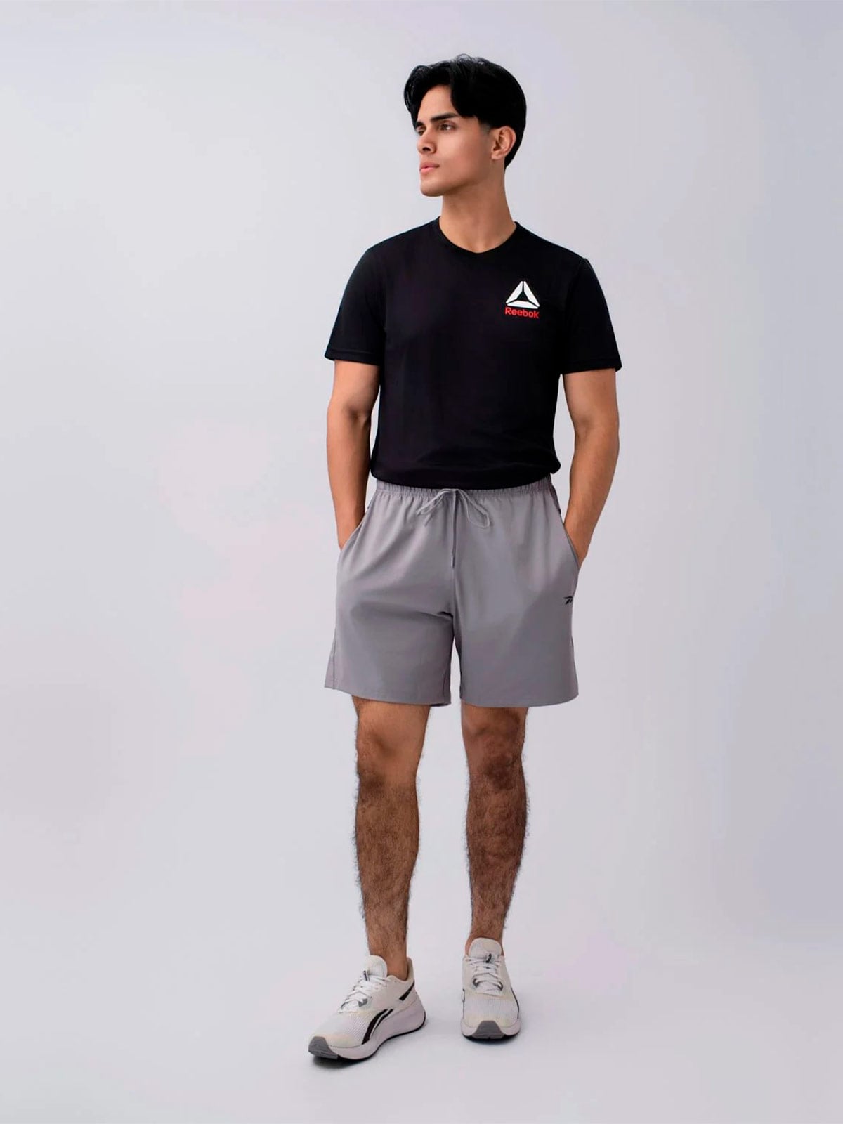 SHORT DEPORTIVO HOMBRE REEBOK GRIS ID TRAIN 2.0 - 2