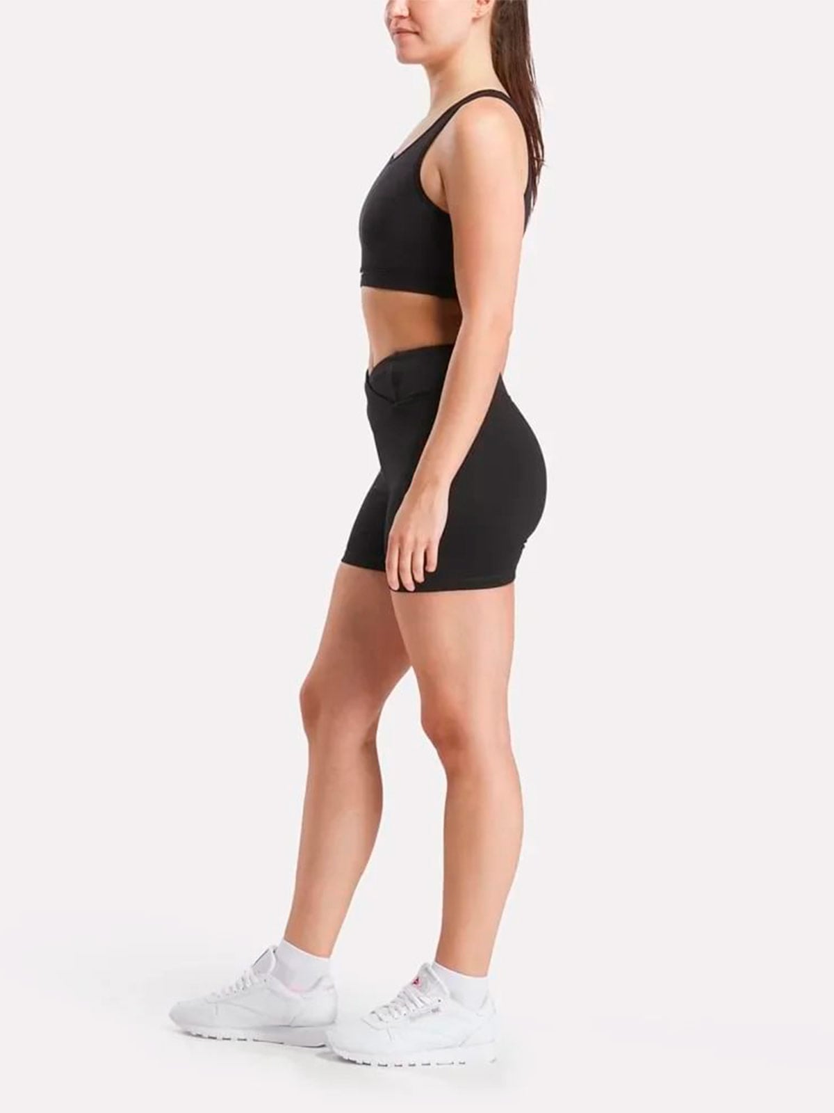 SHORT DEPORTIVO MUJER REEBOK NEGRO HIGH RISE BIKE - 3
