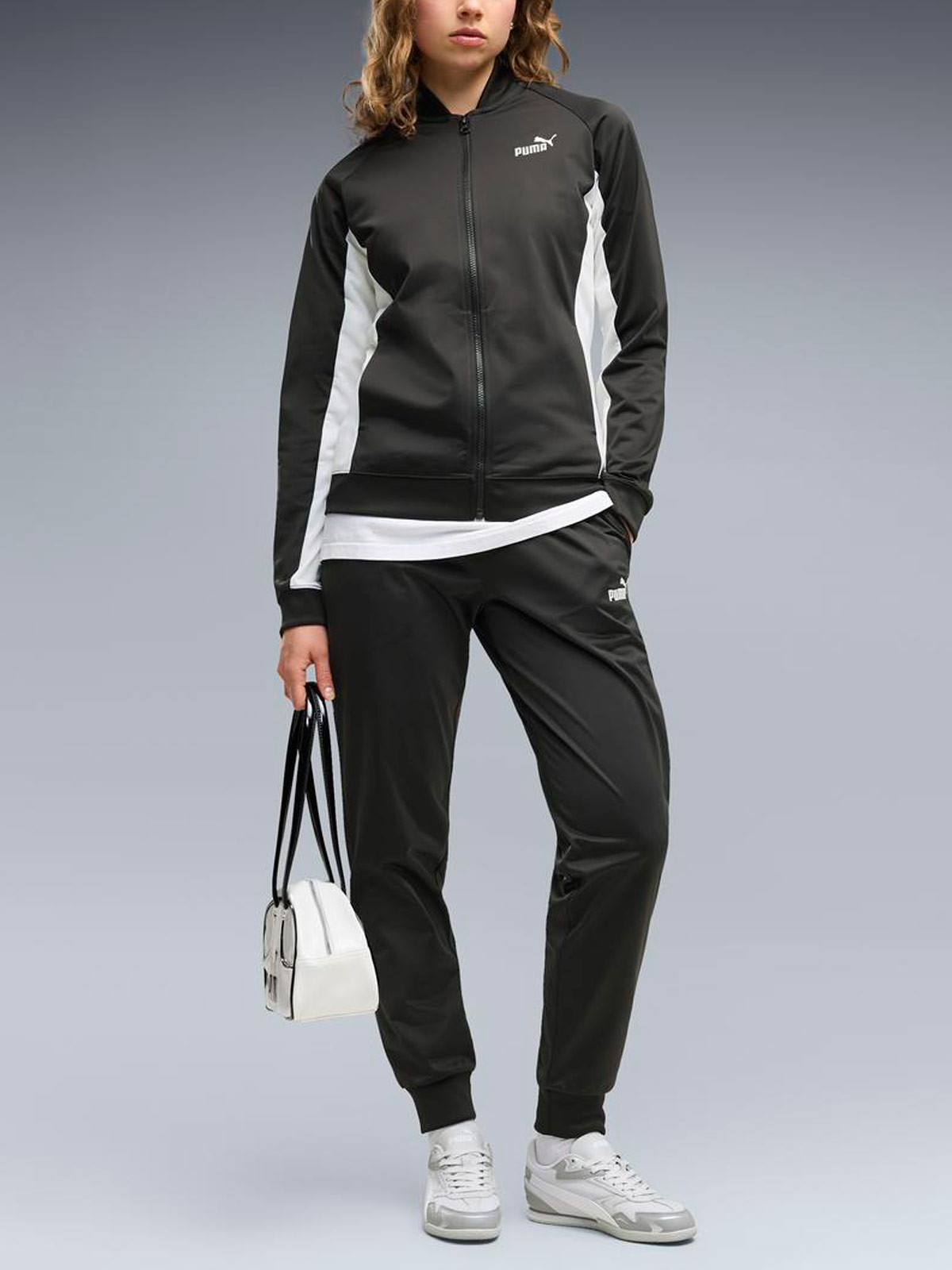 CONJUNTO BUZO MUJER PUMA NEGRO BASEBALL SUIT - 3