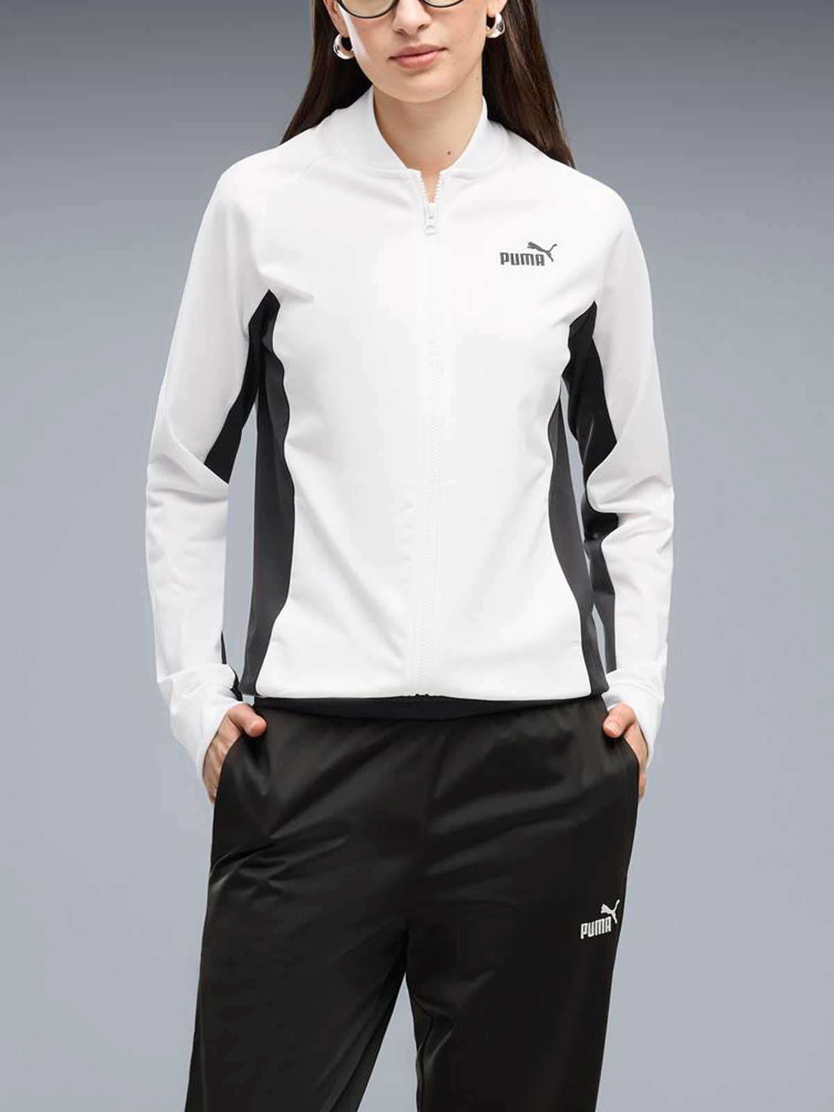 CONJUNTO BUZO MUJER PUMA BLANCO BASEBALL SUIT - 5
