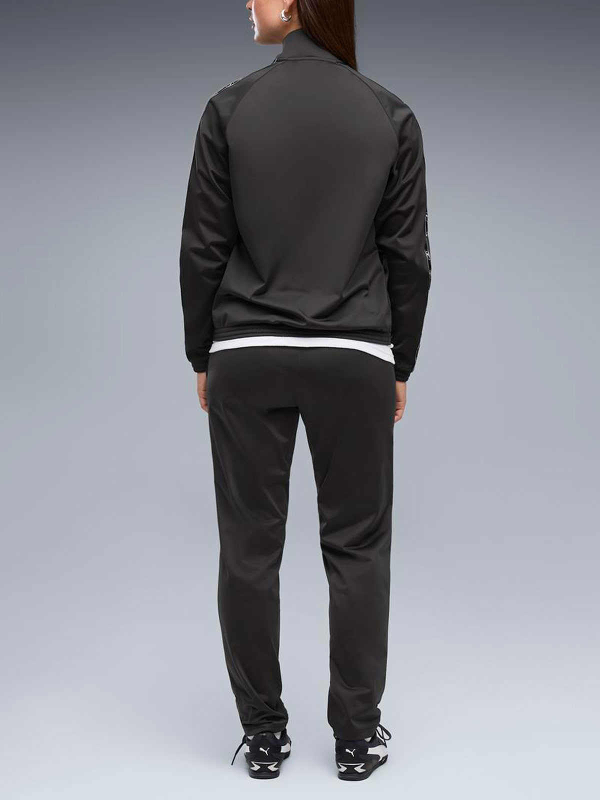 CONJUNTO BUZO MUJER PUMA NEGRO STANDARD SUIT - 4