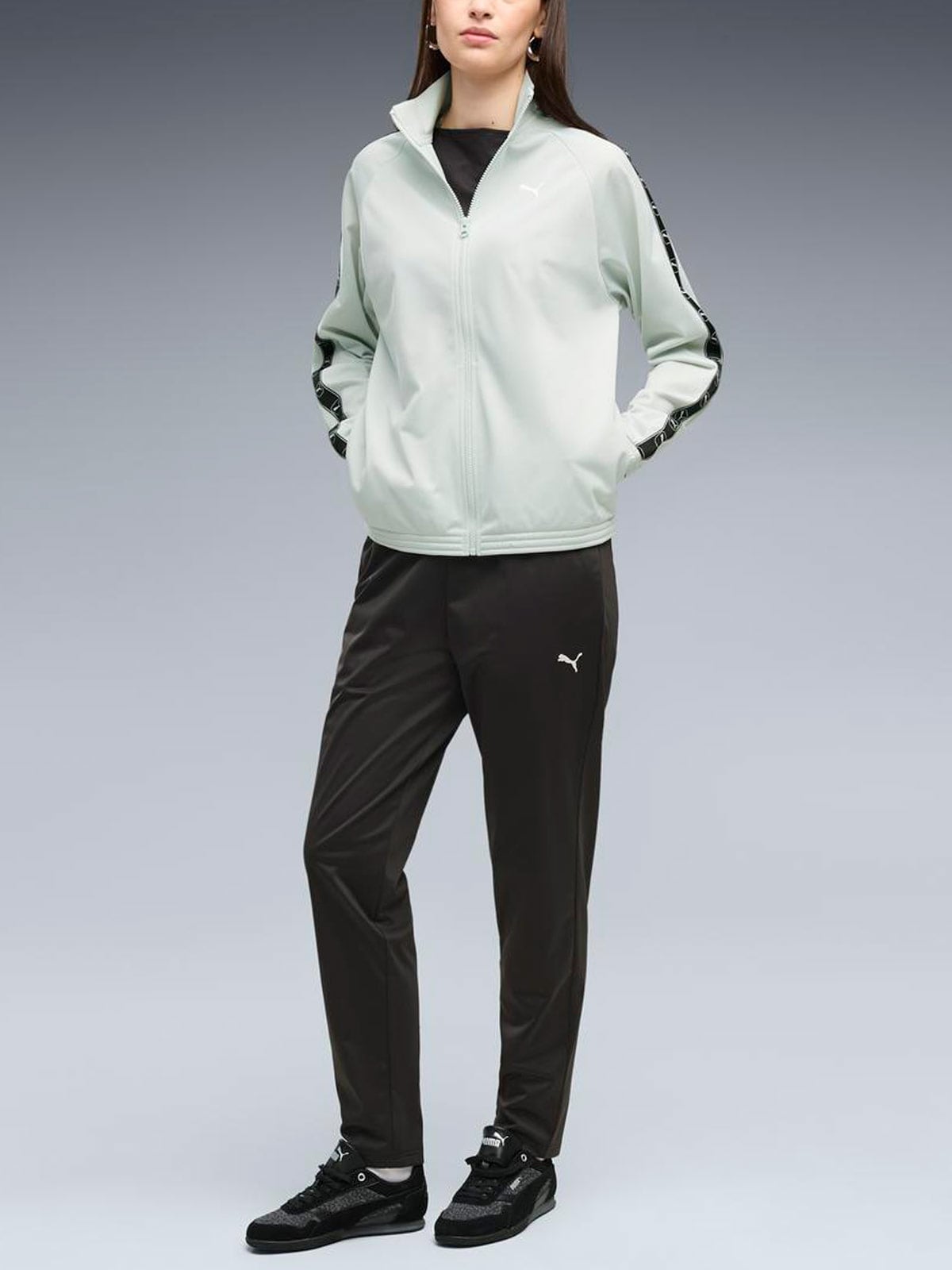 CONJUNTO BUZO MUJER PUMA BLANCO STANDARD SUIT - 3