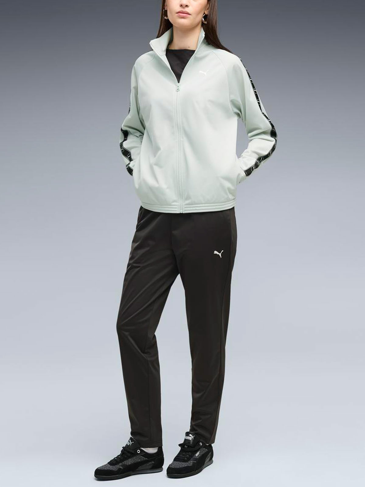 CONJUNTO BUZO MUJER PUMA BLANCO STANDARD SUIT - 3