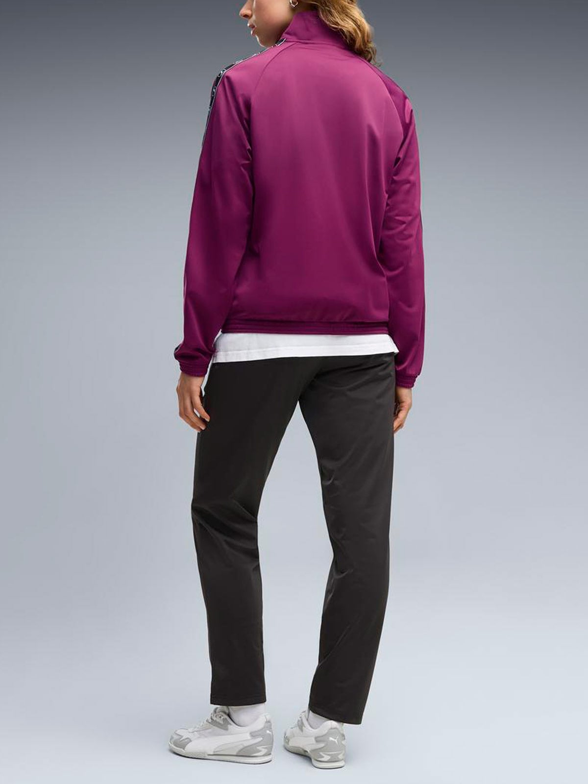 CONJUNTO BUZO MUJER PUMA MORADO STANDARD SUIT - 4